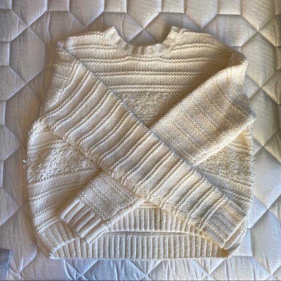 Pacsun Lottie Moss Cream Sweater NEW - Picture 1 of 4